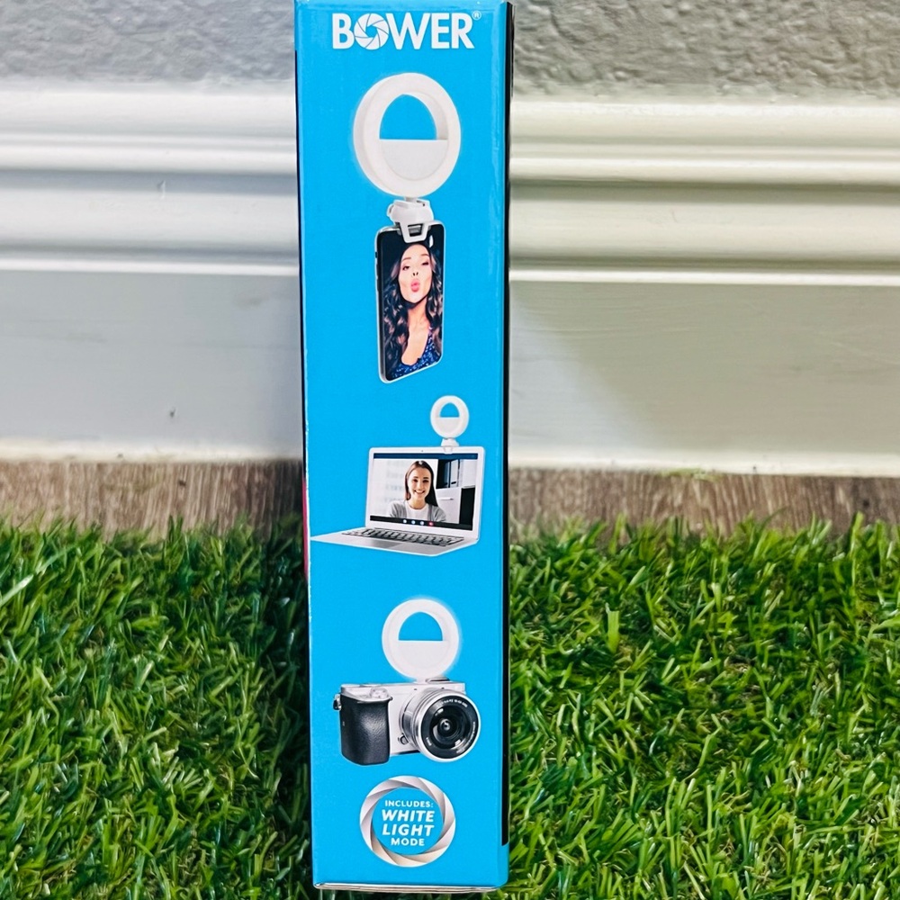 Bower RGB Dual-Sided Clip-On Light w/ Camera Mount - For Phone, Tablet & Laptop - Picture 4 of 5